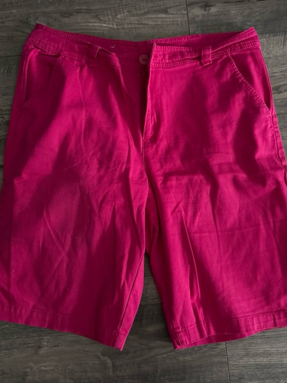 White Stag Hot Pink Jean Shorts